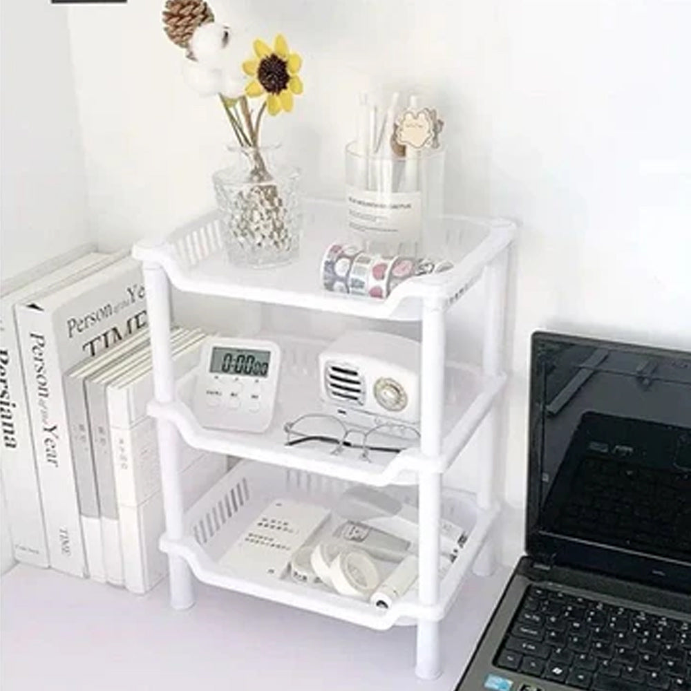 Multifunctional Storage Trolley Rack 3 Layer, Dish Rack, Chase Value, Chase Value