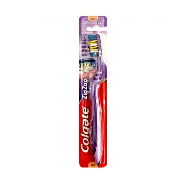 Colgate Tooth Brush Zig Zag Plus Local S - Purple