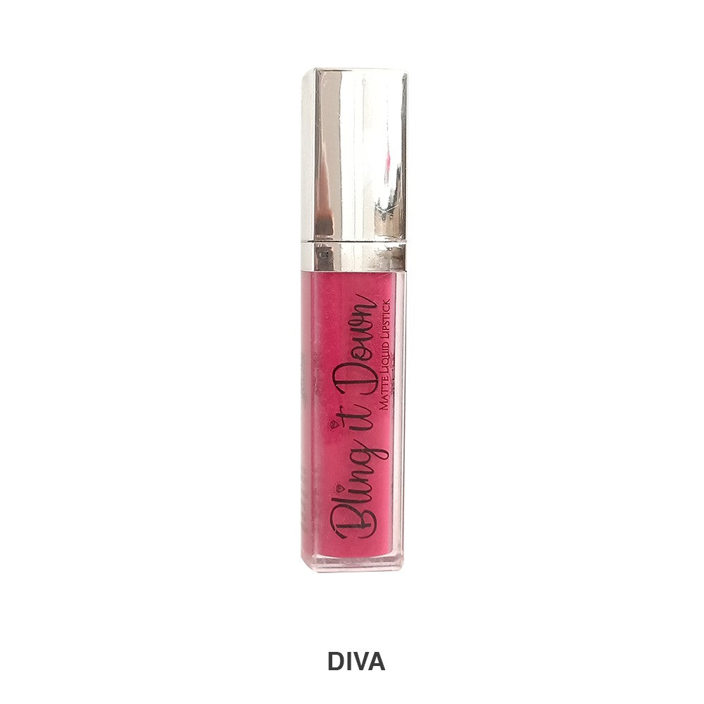 Bling It Down Matte Lipstick - Diva, Lipstick, Nadia Hussain, Chase Value