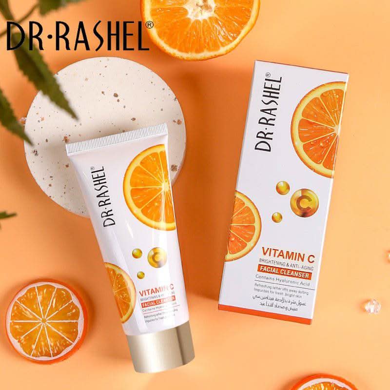Dr. Rashel Vitamin C Brightening & Anti Aging Face Cleanser, 80ml, Skin Treatments, Dr Rashel, Chase Value