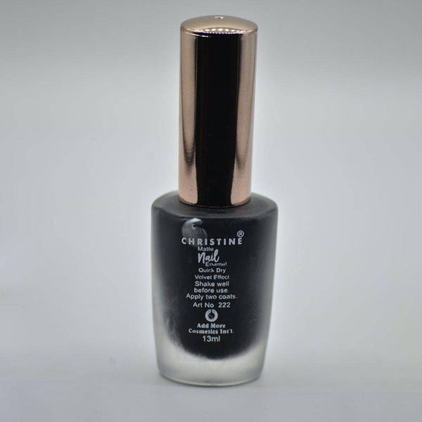 Christine Matte Nail Enamel Shade - 222, Nails, Christine, Chase Value