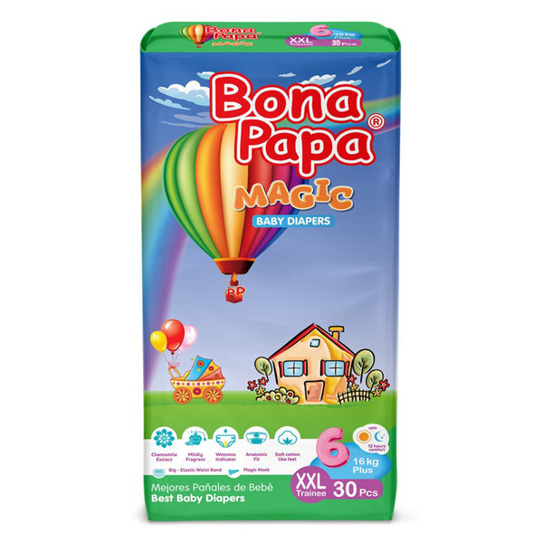 Bona Papa Magic Baby Diaper Regular 30 Pieces - Double Extra Large