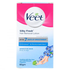 Veet Hair Removal Lotion Sensitive Skin 80gm, Lotion & Cream, Veet, Chase Value