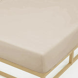 Single Bed Fitted Sheet Jersey - Fawn, Single Size Bed Sheet, Chase Value, Chase Value