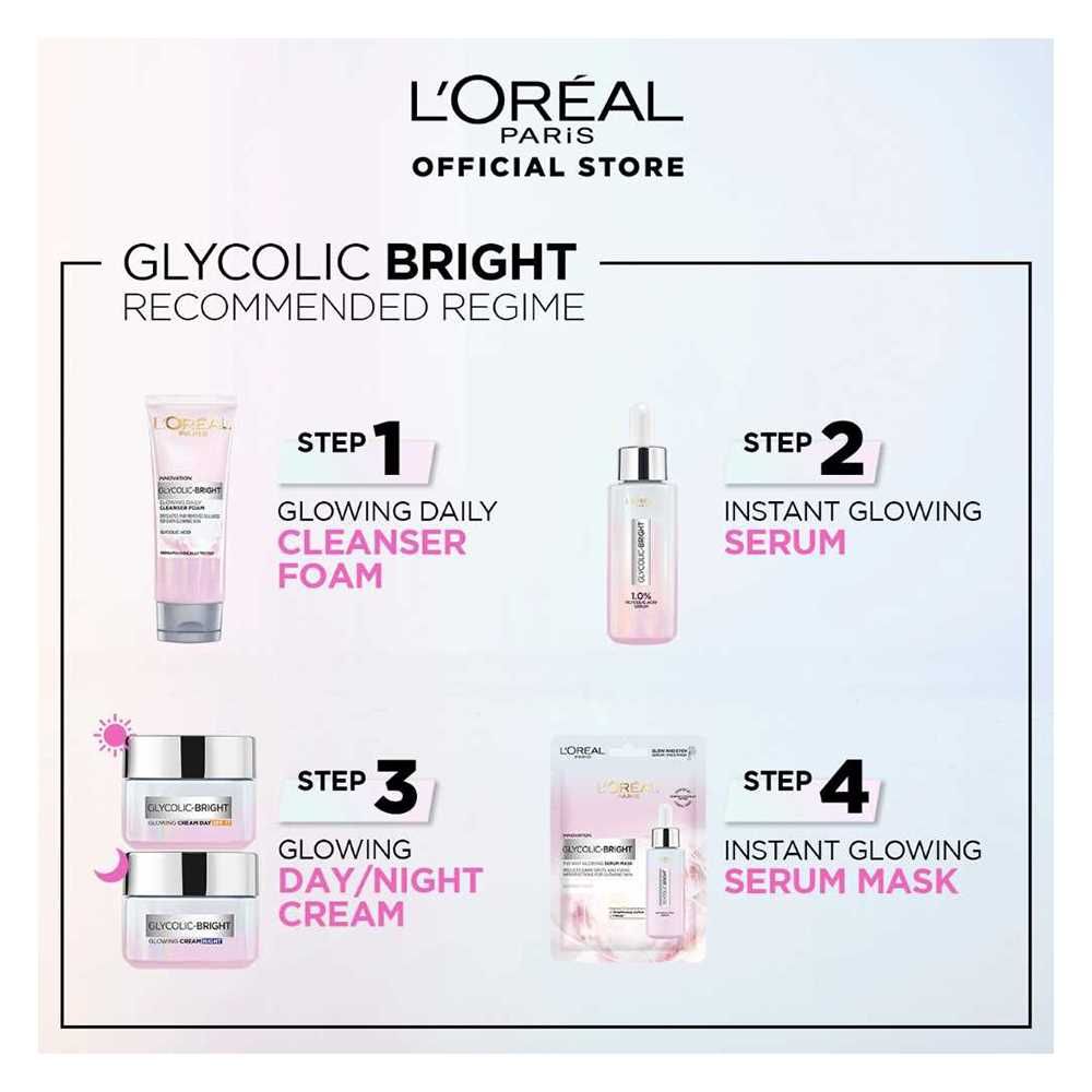 L'Oreal Paris Glycolic Bright Instant Glowing Serum, Reduces 57% Dark Spots, 30ml, Oils & Serums, Loreal, Chase Value
