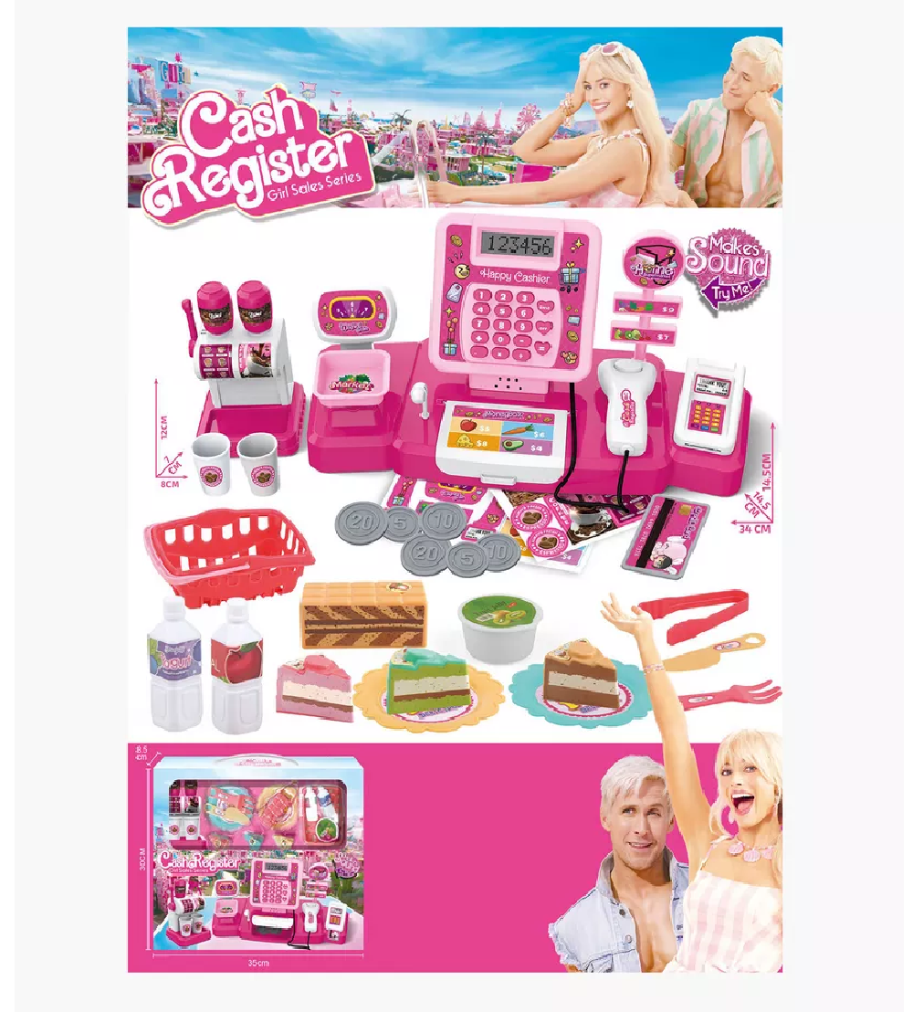 Cash Register Girl Sales Series Playset, Educational Toys, Chase Value, Chase Value