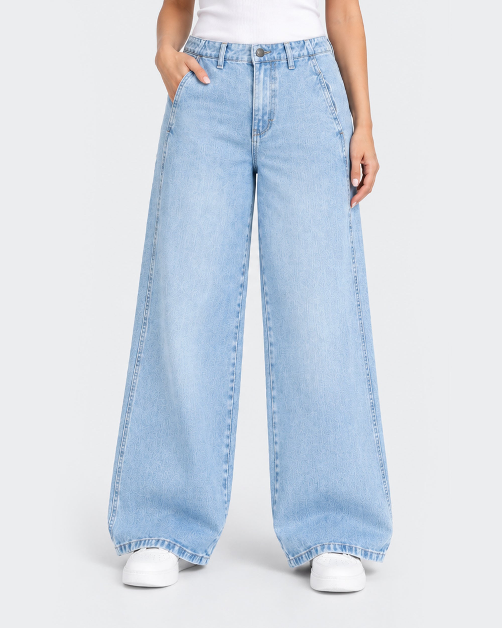 Eminent Women's Woven Denim Pants