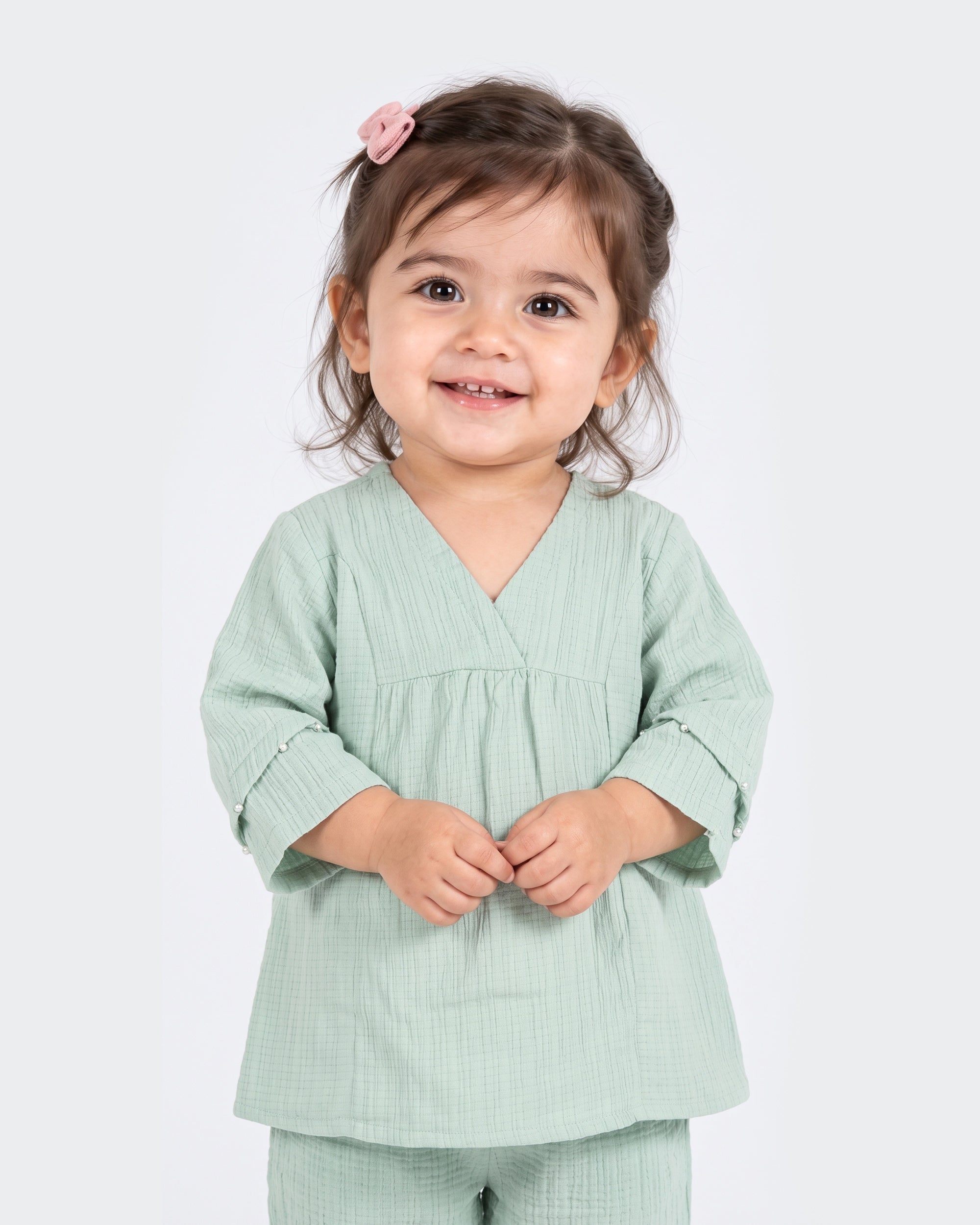 Eminent Girls Ethnic Fusion Dyed 1 Pc