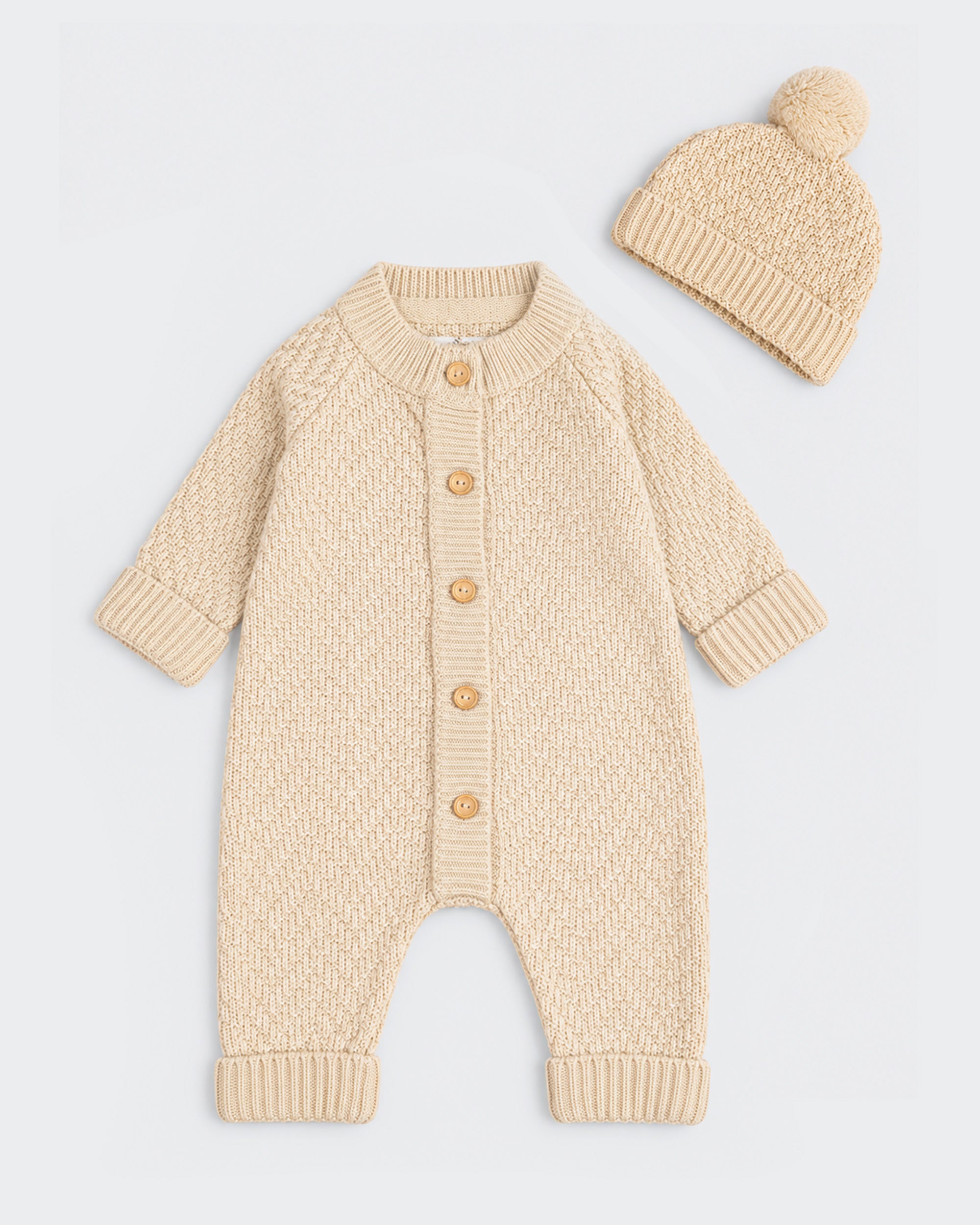 Eminent Newborn Girls Knitted Sweater Romper