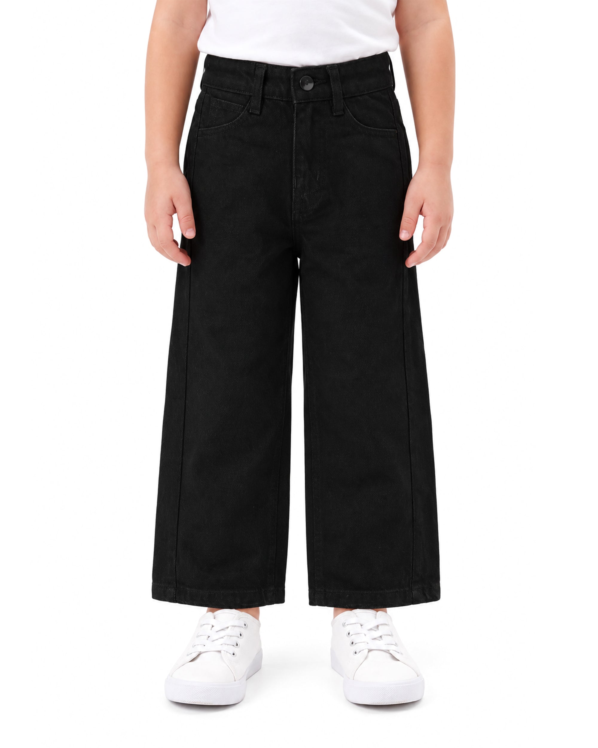Girls Loose Fit Denim Pants