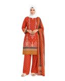 Valuables Women's Printed Lawn 3 Pcs Suit