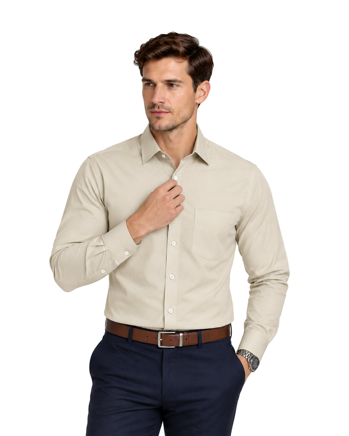 Valuables Men's Plain Formal Shirt