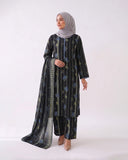 Valuables Women's Printed 3Pc Suit