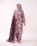 Valuables Women's Printed 3Pc Suit
