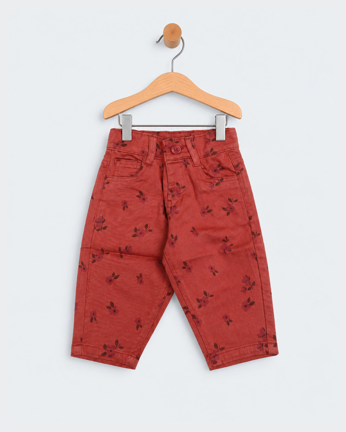 Eminent Newborn Girls Cotton Floral Print Pants