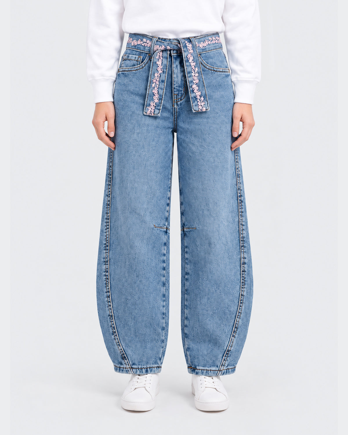 Eminent Girls Woven Denim Pants
