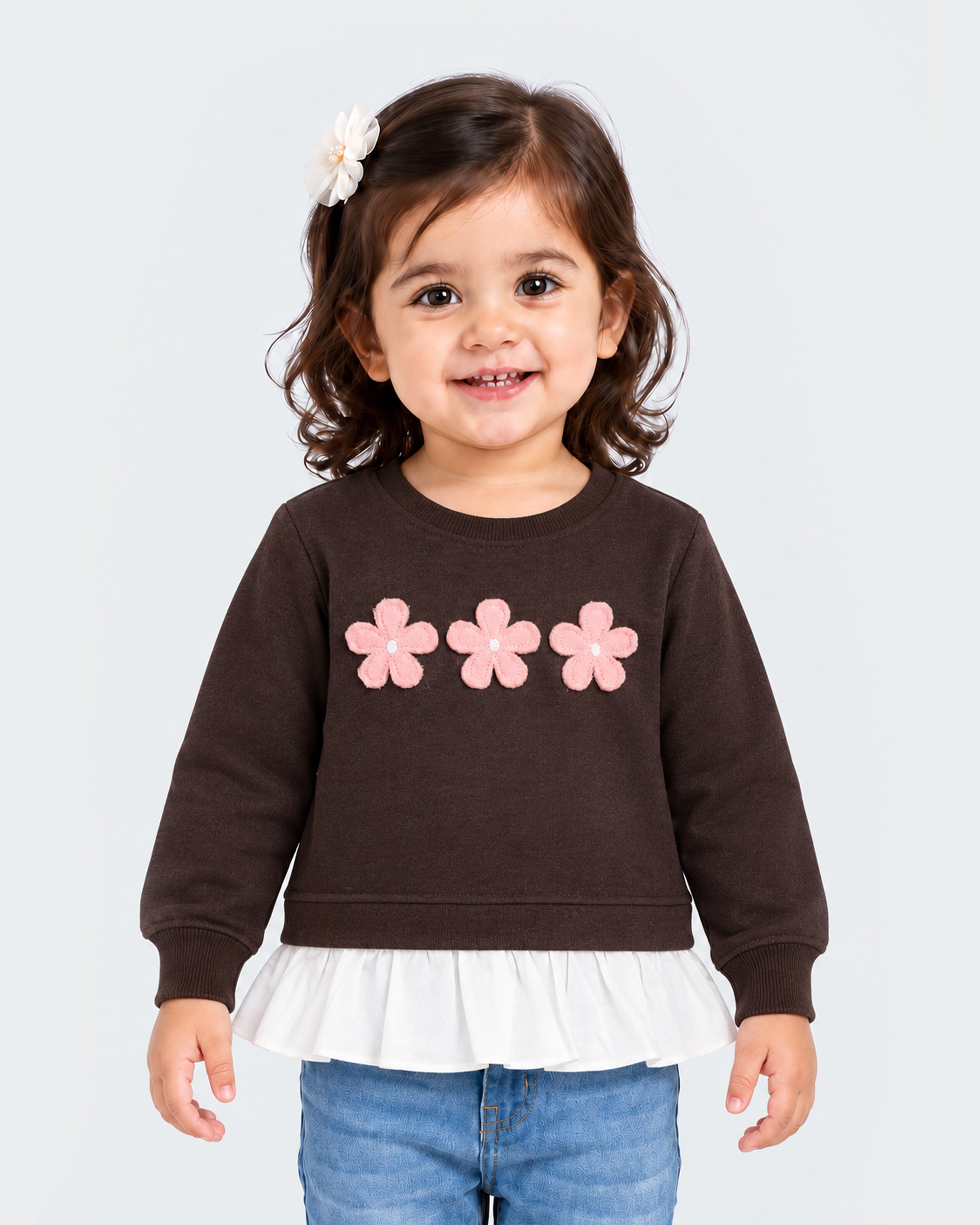 Eminent Girls Knitted Sweatshirt