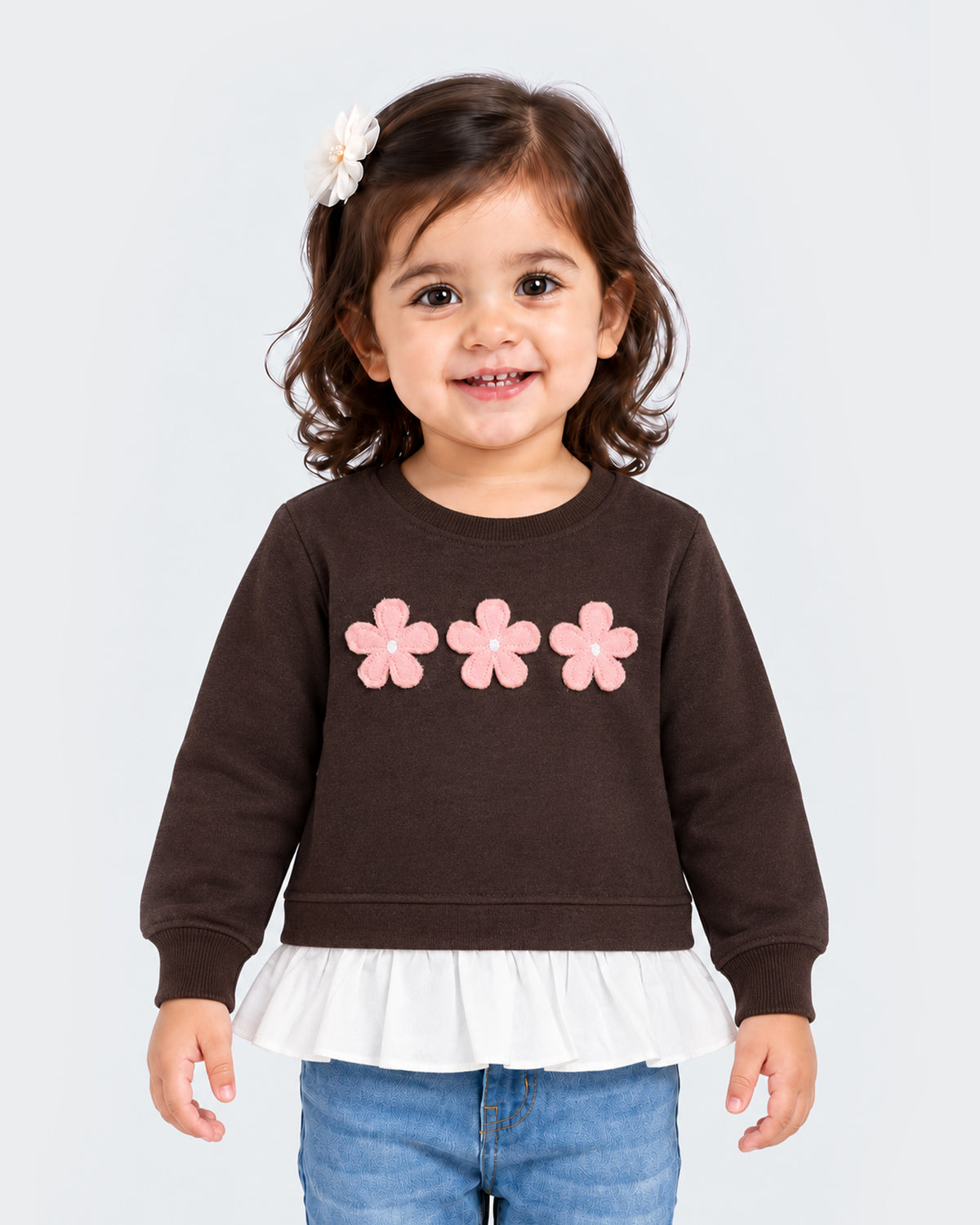 Eminent Girls Knitted Sweatshirt