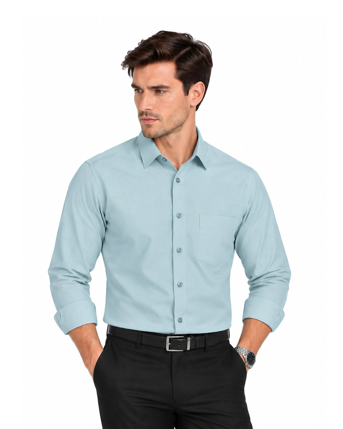 Valuables Men's Plain Formal Shirt