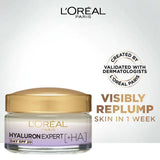 L'Oréal Paris&nbsp;Hyaluron Expert Repluming Moisturizing Day Cream - 50ml, Creams & Lotions, Loreal, Chase Value