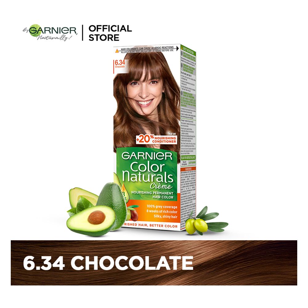 Garnier Color Naturals Creme Hair Colour, 6.34 Chocolate, Hair Color, Garnier, Chase Value