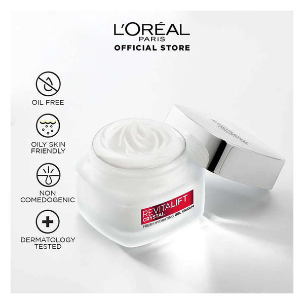 Loreal Paris Revitalift Crystal Gel Cream 50ml, Creams & Lotions, L'Oreal, Chase Value