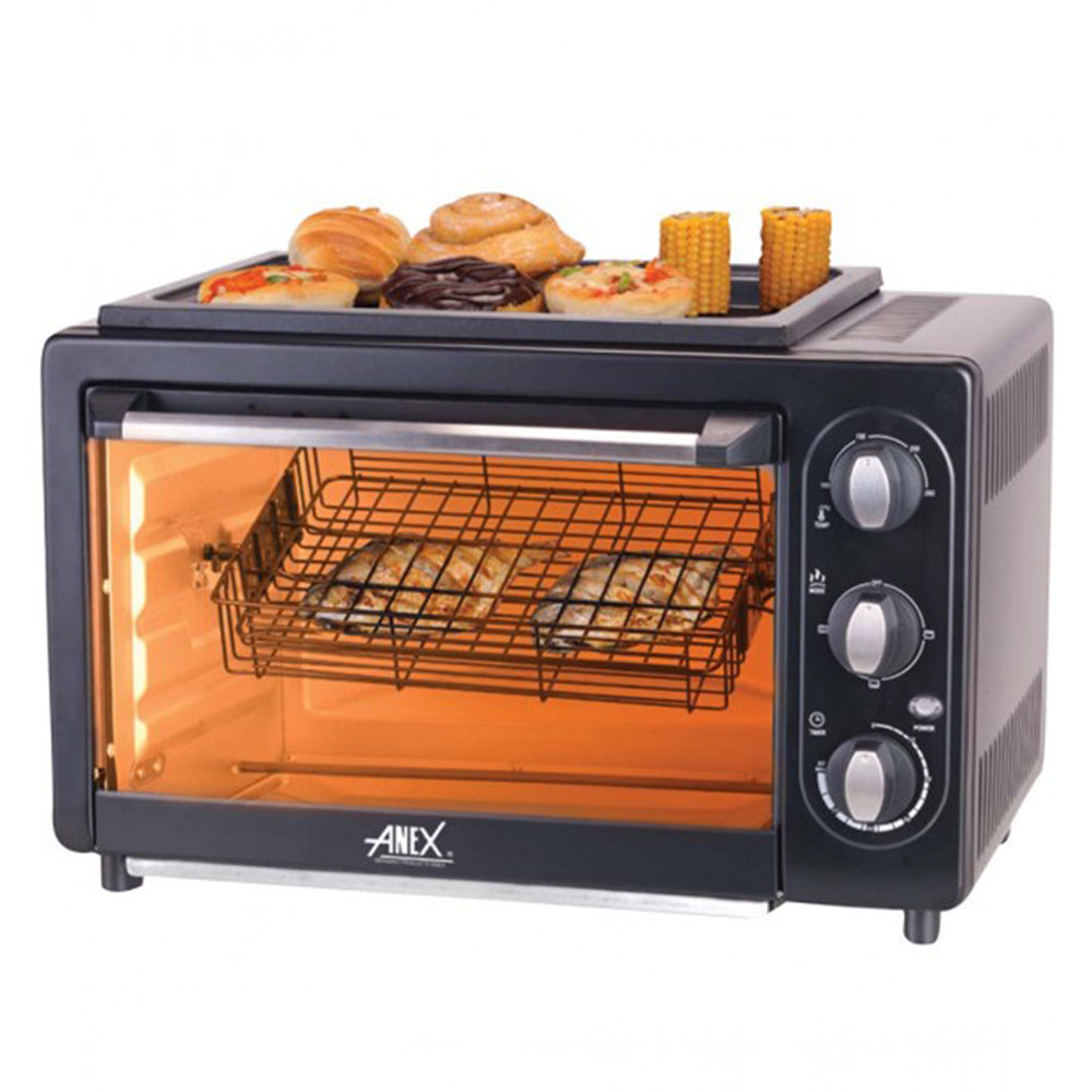 Anex Oven Toaster with Bar B Q Grill AG-3069, Microwave & Oven, Anex, Chase Value