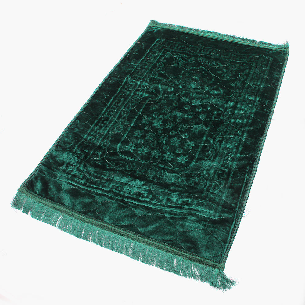 Ja-E-Namaz Prayer Mat - Green, Prayer Accessories Collection, Chase Value, Chase Value