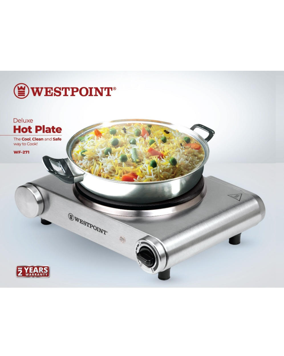 Westpoint Hot Plate WF-271, Toaster & Hot Plate, Westpoint, Chase Value