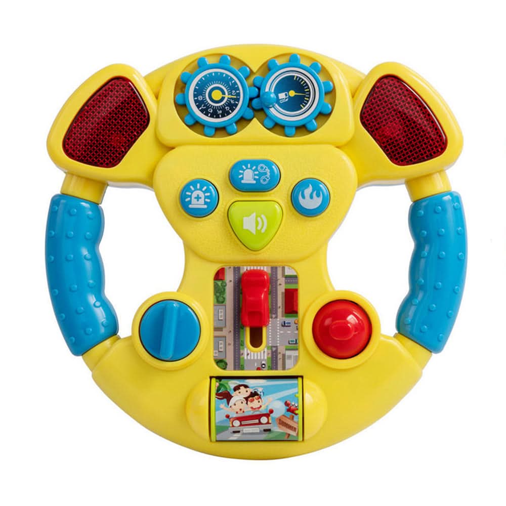 Car Music Steering Wheel with Light and Horn Baby Toys, Musical Toys, Chase Value, Chase Value