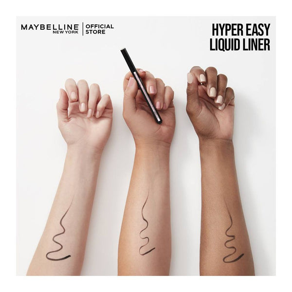 Maybelline Hyper Easy Brush Tip Eye Liner, 800, Pitch Black