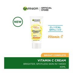 Garnier Skin Active Bright Complete Vitamin C Serum Cream, 40ml, Skin Treatments, Garnier, Chase Value