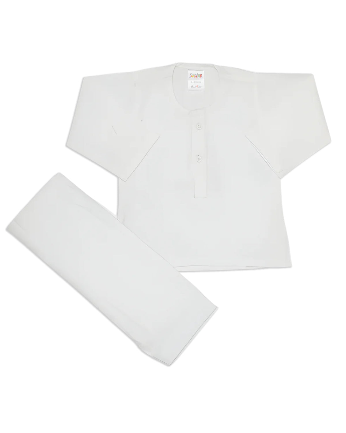 Newborn Girls Magzi Gala Kurta Shalwar - White, Newborn Girls Shalwar Suits, Chase Value, Chase Value