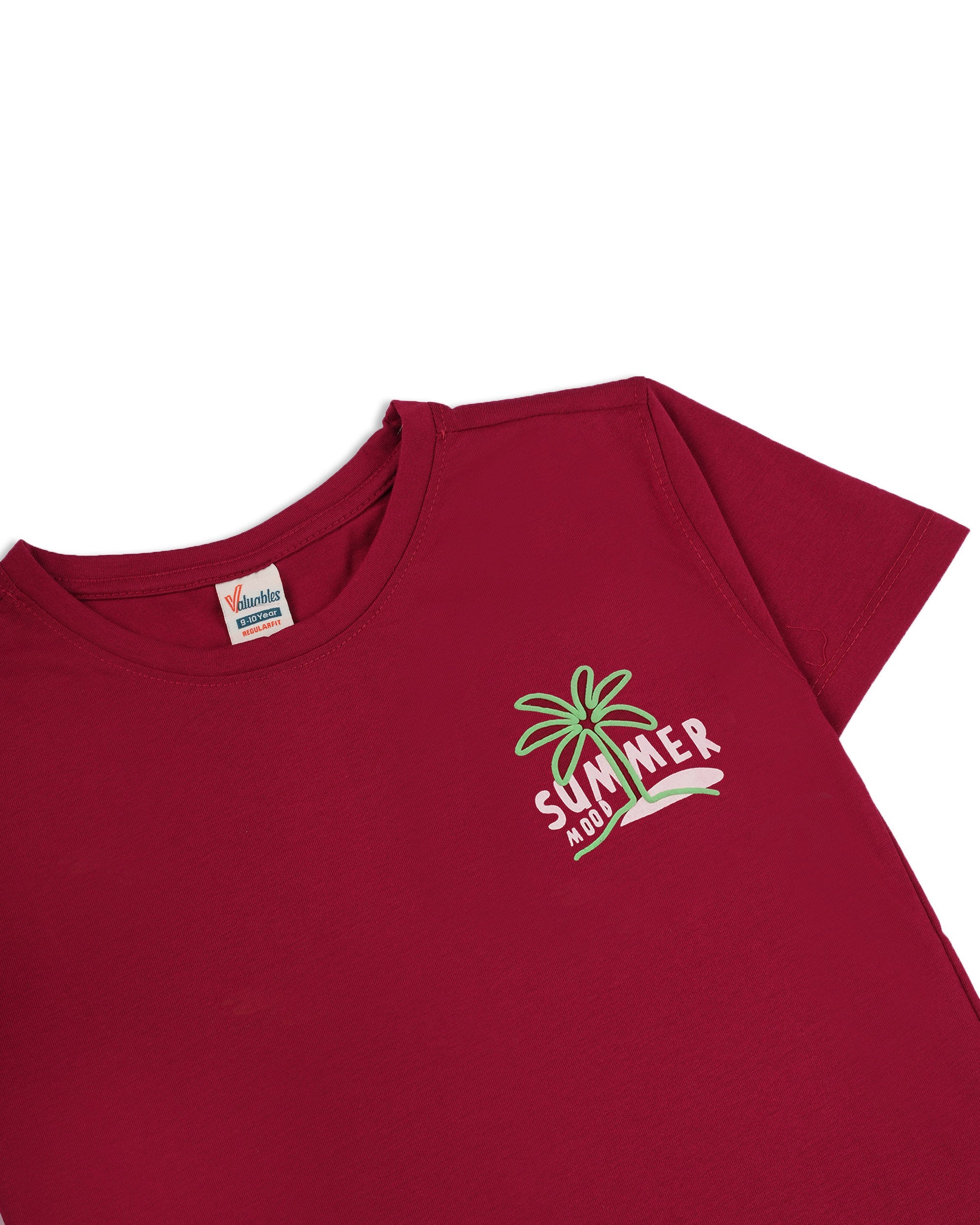 Valuables Boys' Half Sleeves T-Shirt