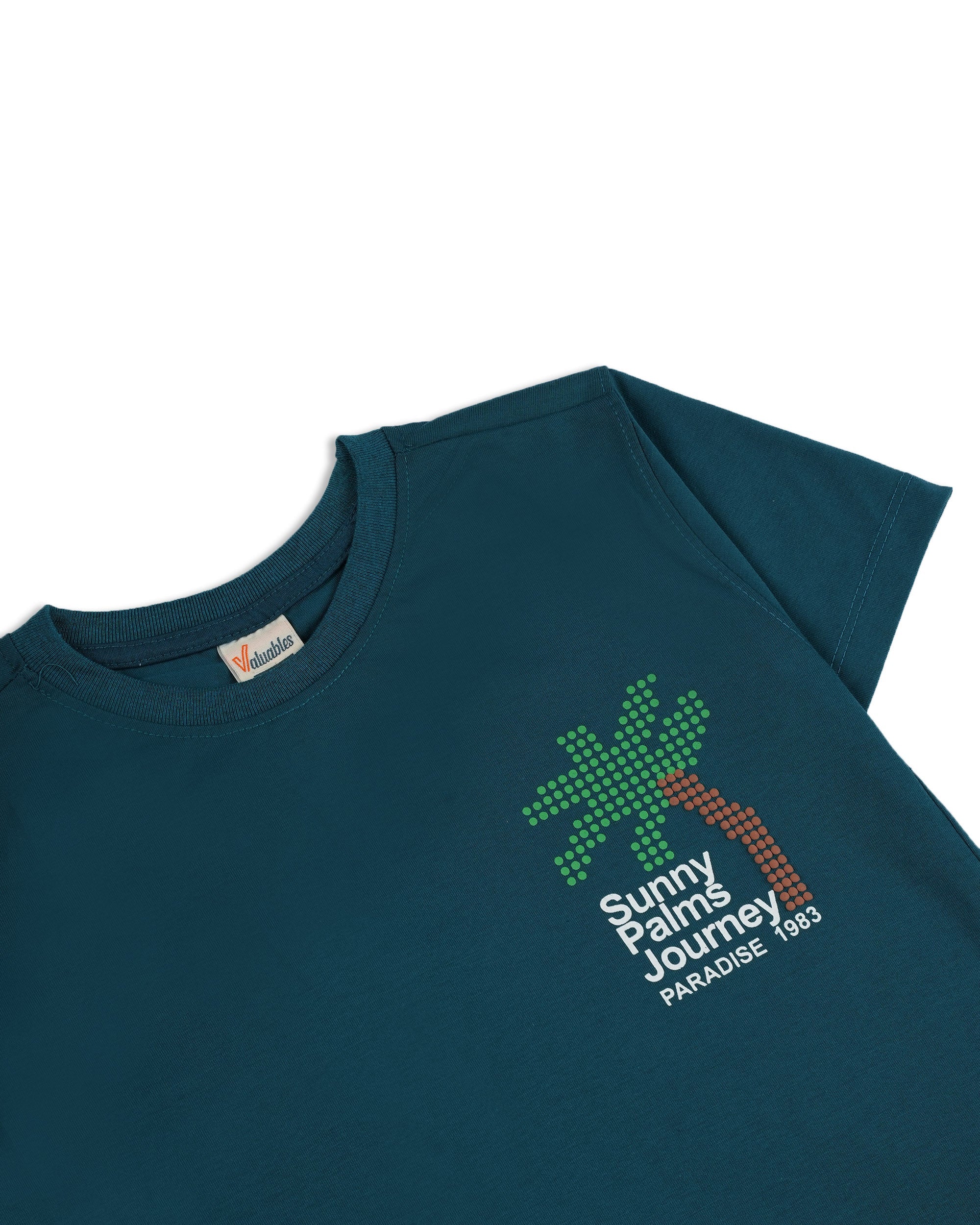 Valuables Boys' Half Sleeves T-Shirt