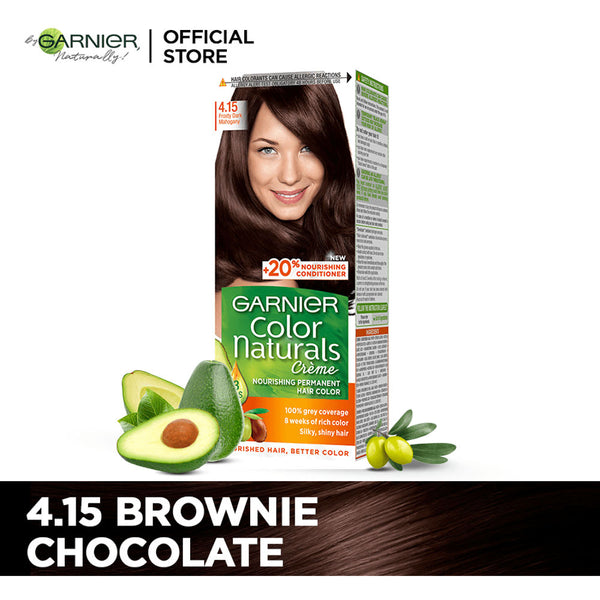 Garnier Color Naturals Creme Hair Colour 4.15 Brownie Chocolate, Hair Color, Garnier, Chase Value