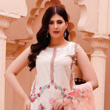 Women Kohenoor Lawn Self Jacquard Schiffli Embroidered Unstitched 3Pcs Suit - 2, Women, 3Pcs Shalwar Suit, Noor Jahan, Chase Value