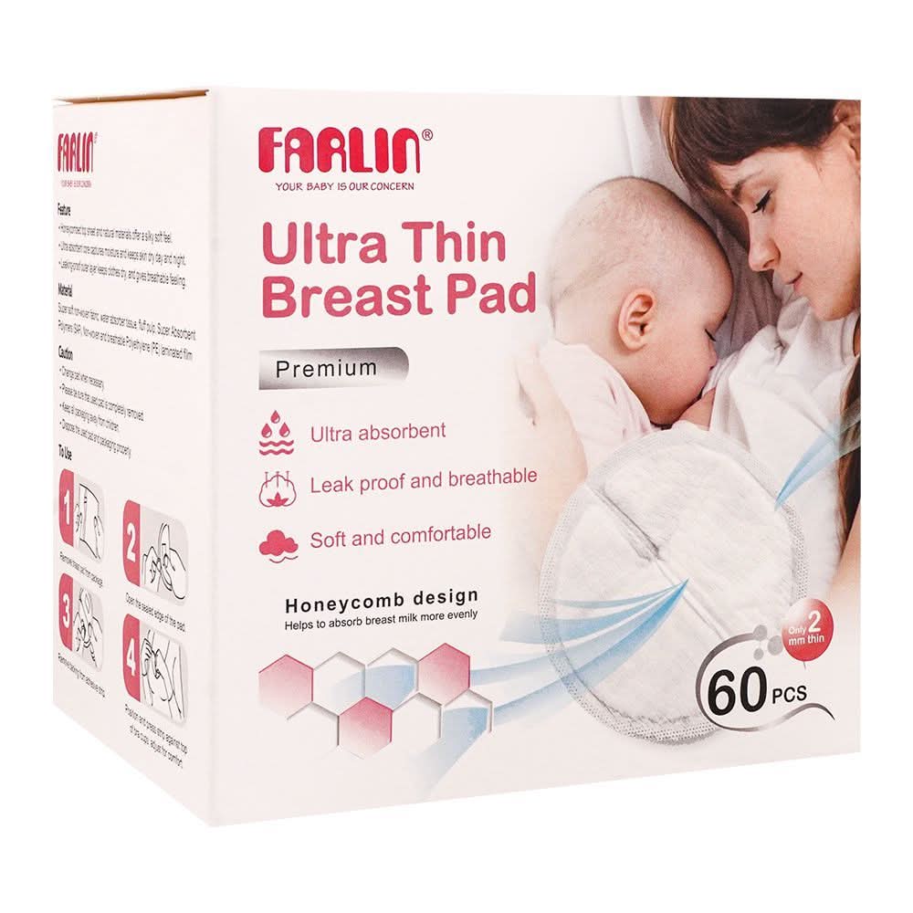 Farlin Ultra Thin Breast Pad, 60-Pack, AA-31014, Feeding Supplies, Farlin, Chase Value