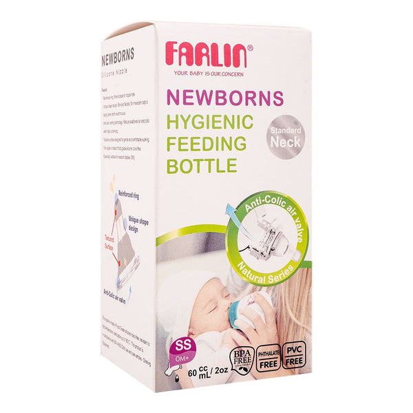 Farlin Newborn Feeding Bottle, 0m+, 60ml2oz, AB-41020