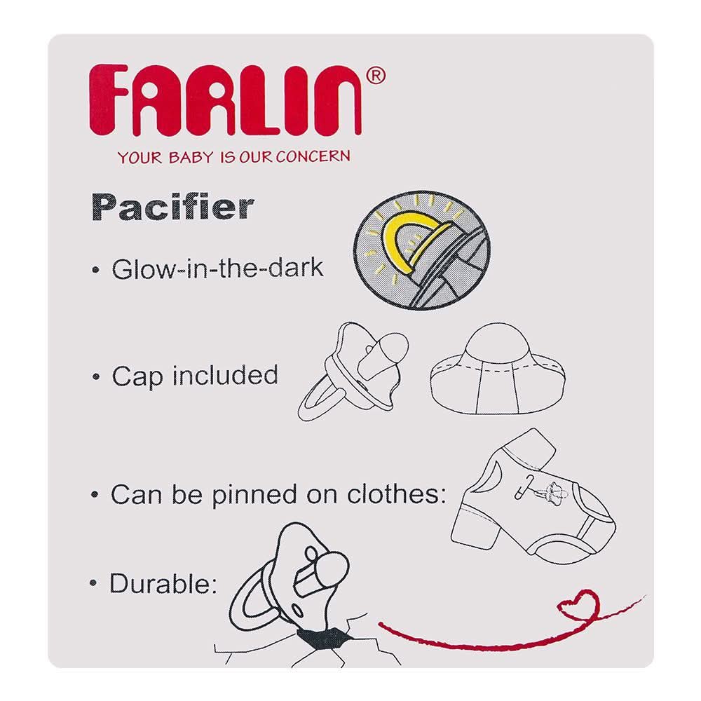 Farlin Glow in Dark Pacifier - BA-10033, Feeding Supplies, Farlin, Chase Value