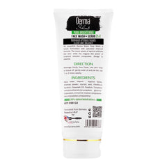 Derma Shine Pure Whitening Charcoal Extract 2-In-1 Face Wash + Scrub, 200g, Scrubs, Derma Shine, Chase Value