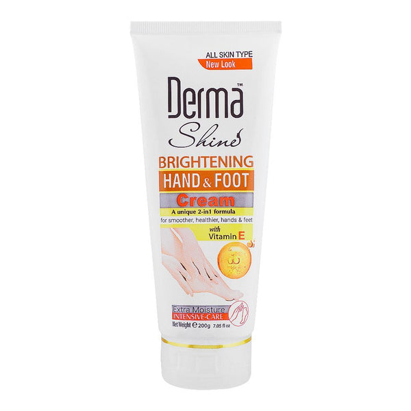 Derma Shine Whitening Vitamin E Hand & Foot Cream, 200g, Creams & Lotions, Derma Shine, Chase Value