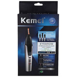 Kemei KM-312 3-in-1 Rechargeable Nose Eyebrow Ear Sideburns Hair Trimmer, Shaver & Trimmers, Kemei, Chase Value