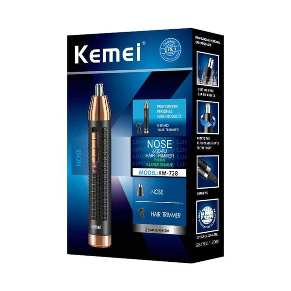 Nose Trimmer Kemei KM-728, Shaver & Trimmers, Kemei, Chase Value