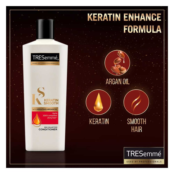 Tresemme Keratin Smooth Pro Collection Conditioner, With Keratin & Argan Oil, 160ml