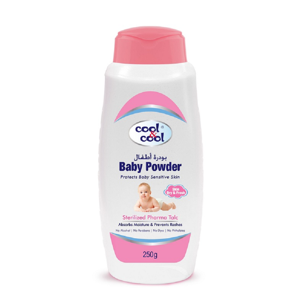 Cool & Cool Baby Powder Sterilized 250gm, Baby Care, Cool & Cool, Chase Value