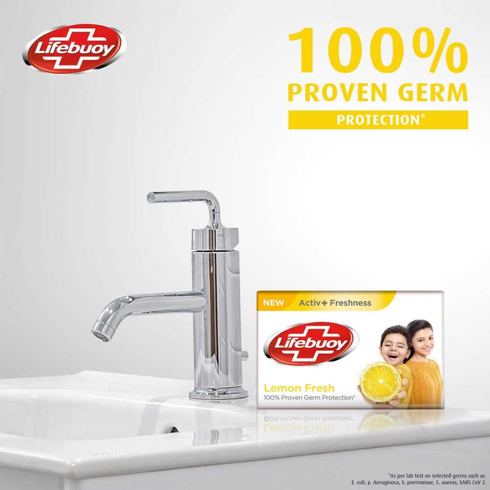 Lifebuoy Lemon Fresh Soap 98gm, Soaps, Lifebuoy, Chase Value