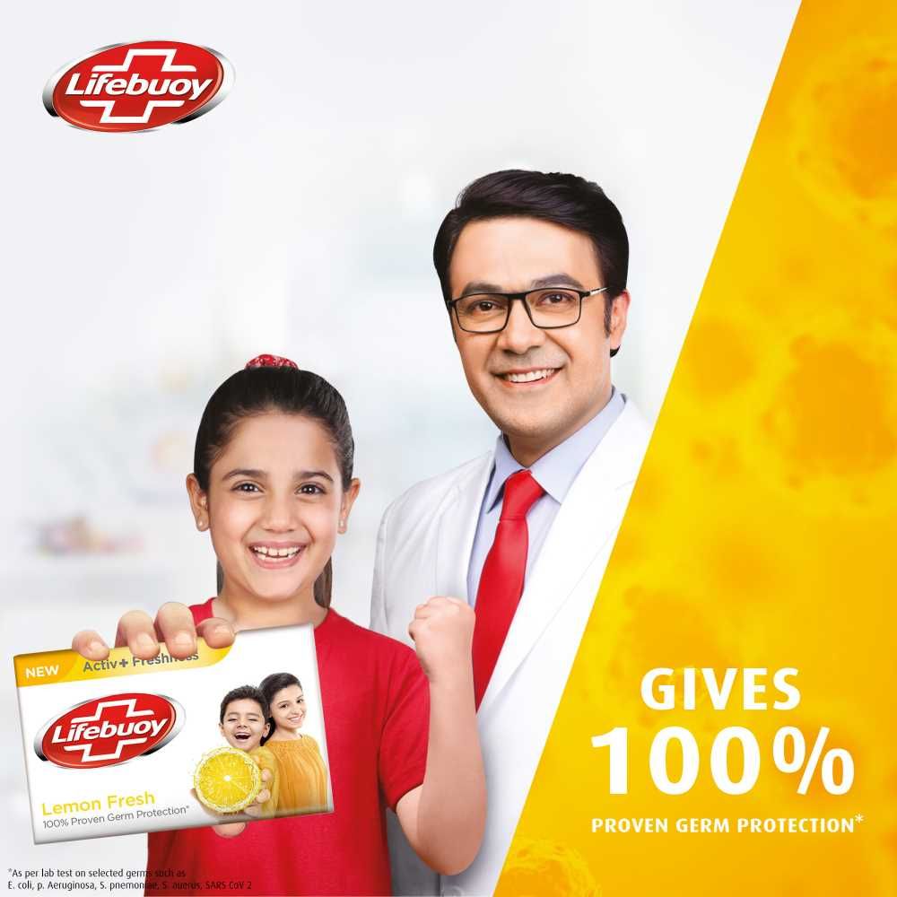Lifebuoy Lemon Fresh Soap 98gm, Soaps, Lifebuoy, Chase Value