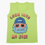 Boys Sando T-Shirt - Light Green, Boys T-Shirts, Chase Value, Chase Value