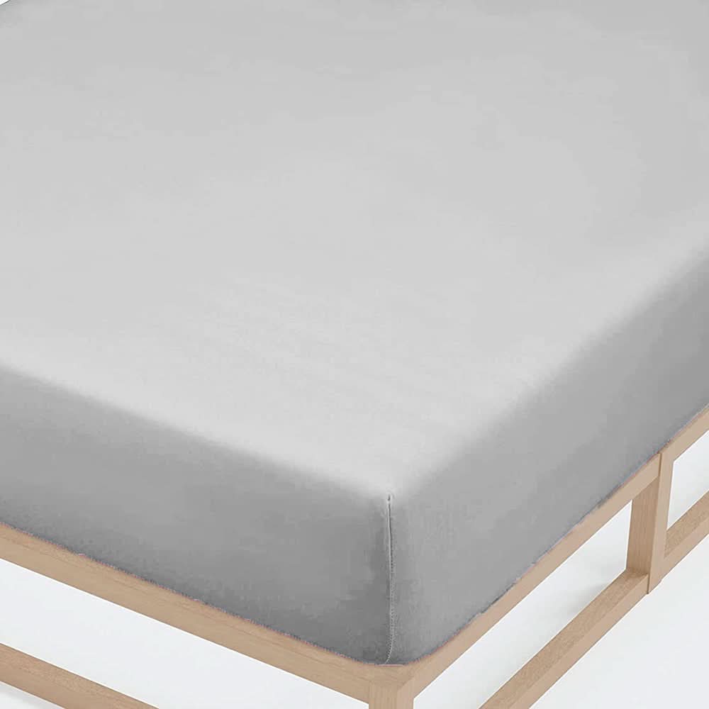 Double Bed Sheet - Light Grey, Double Size Bed Sheet, Chase Value, Chase Value